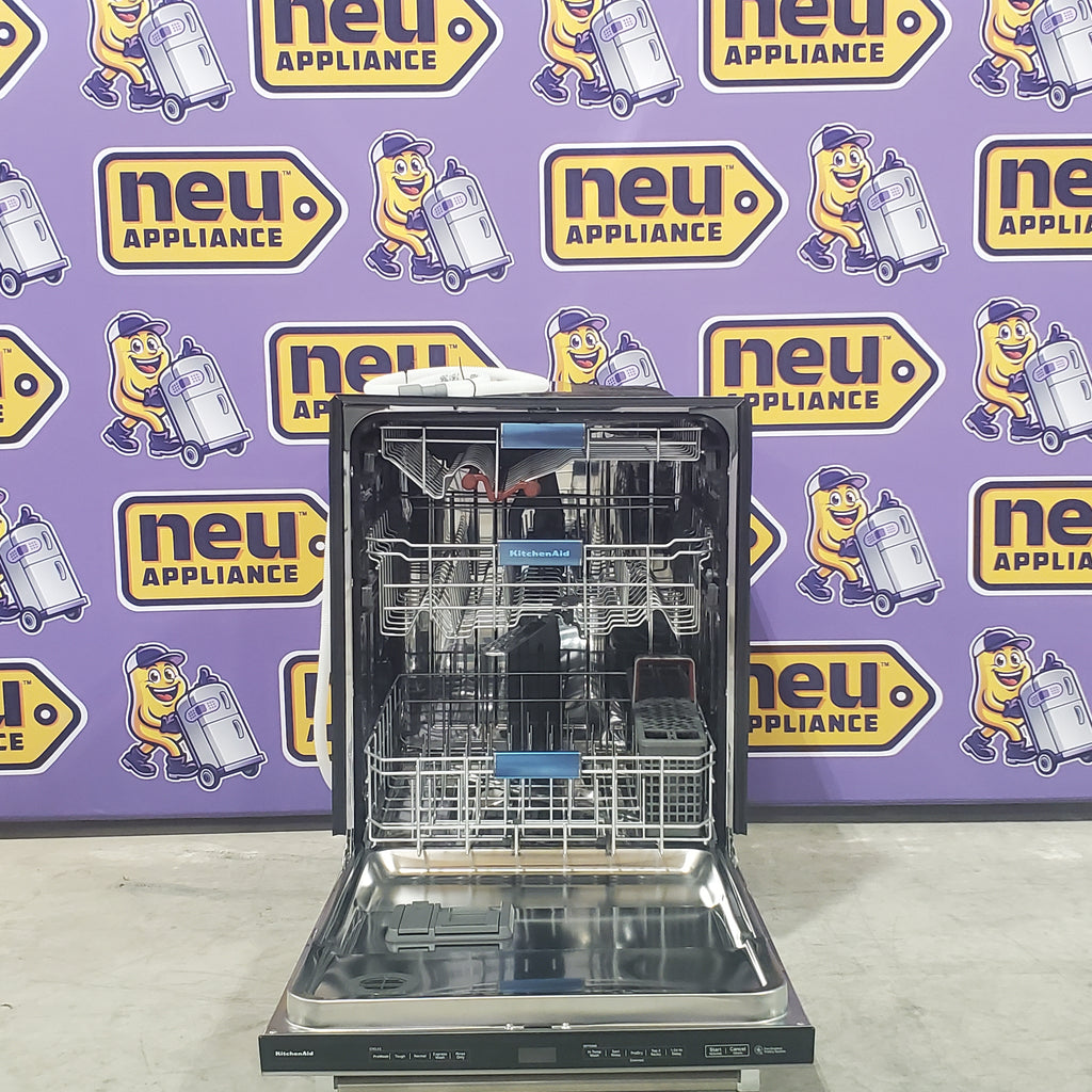 Pictures of KitchenAid 24-inch Top Control Dishwasher in PrintShield Stainless Steel with 3rd Level Rack-KDTM604KPS-Scratch and Dent(Minor) - Neu Appliance Outlet - Discount Appliance Outlet in Austin, Tx