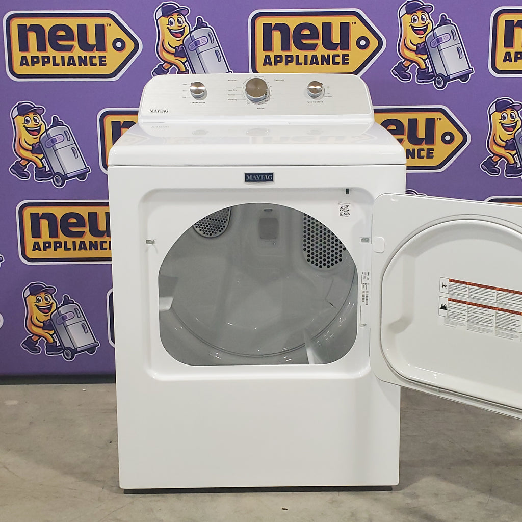 Pictures of Maytag 4.5 cu. ft. Top Load Washer with Power Agitator MVW4505MW and 7.0 cu. ft. Electric Dryer with Reversible Door MED4500MW - Neu Appliance Outlet - Discount Appliance Outlet in Austin, Tx