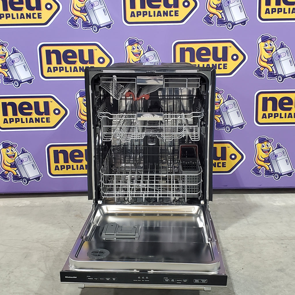 Pictures of Kitchenaid 360° Max Jets™ Third Rack Dishwasher with 50+ Total Wash Jets, 44 dBA in PrintShield Stainless Steel KDTM404KPS - Open Box - Neu Appliance Outlet - Discount Appliance Outlet in Austin, Tx