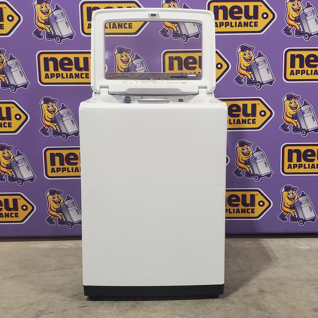 Pictures of Samsung ENERGY STAR 5.0 cu. ft. Top Load Washing Machine with Active Water Jet 1CR04036 - WA50R5200AW - Certified Refurbished - Neu Appliance Outlet - Discount Appliance Outlet in Austin, Tx