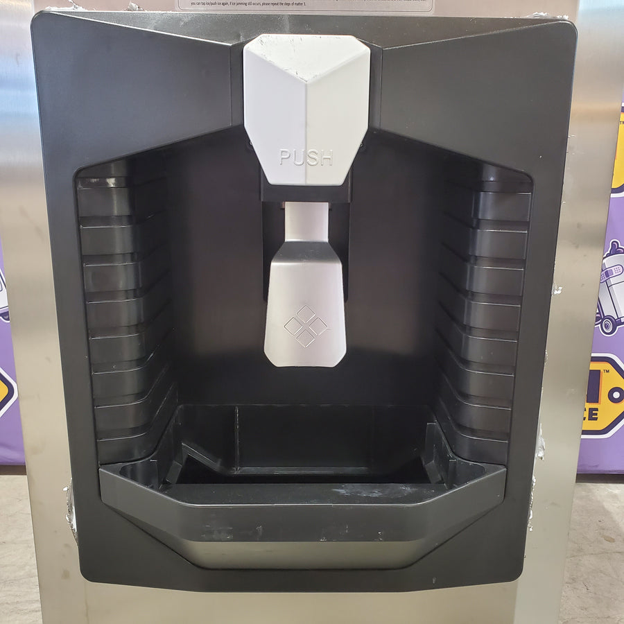 Hooure 22.2in.Freestanding Commercial Ice Maker Bin 200lbs.Storage 0lbs./24 H Stainless Steel Ice Maker Full Size Cubes, Crusher AD156BTHD - Scratch & Dent (Minor)