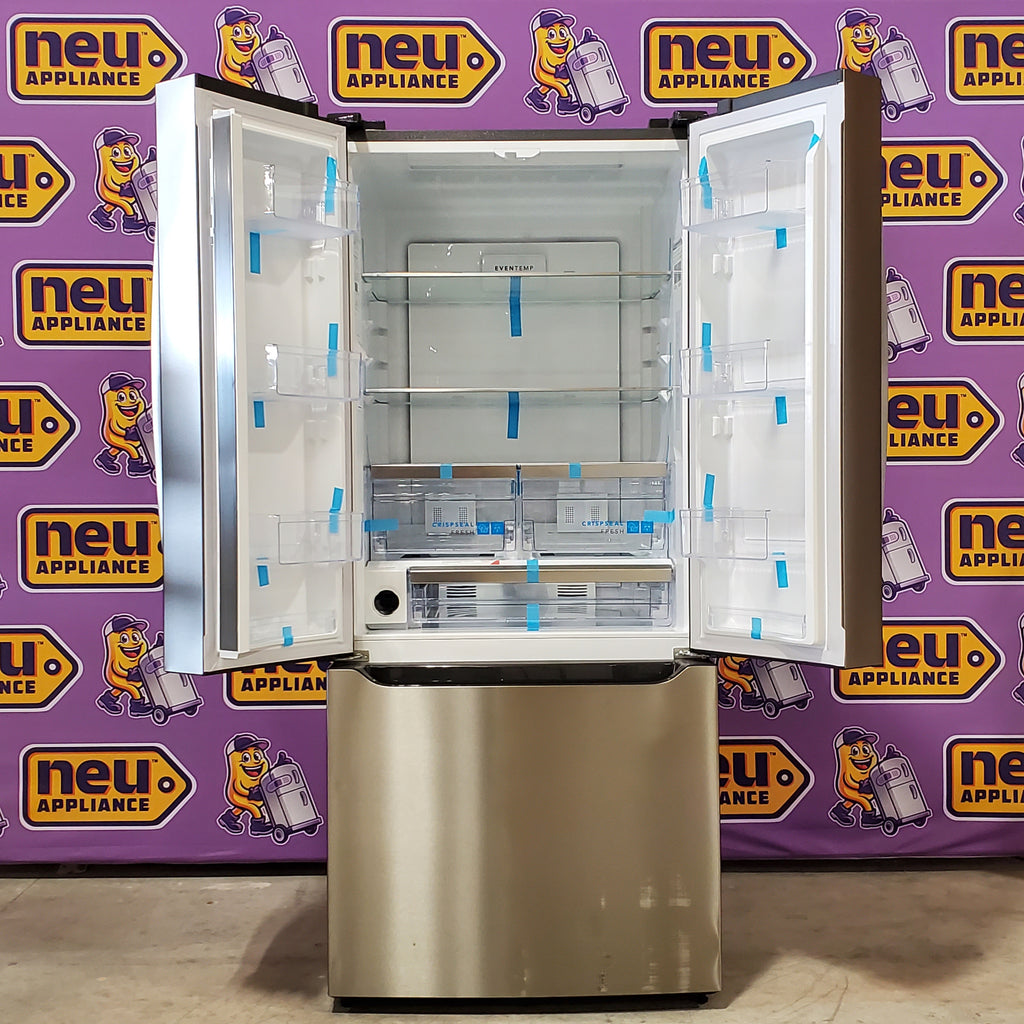 Pictures of Frigidaire Gallery 20 Cu. Ft. Standard-Depth French Door Refrigerator in Stainless Steel GRFN2023AF - Scratch & Dent (Minor) - Neu Appliance Outlet - Discount Appliance Outlet in Austin, Tx