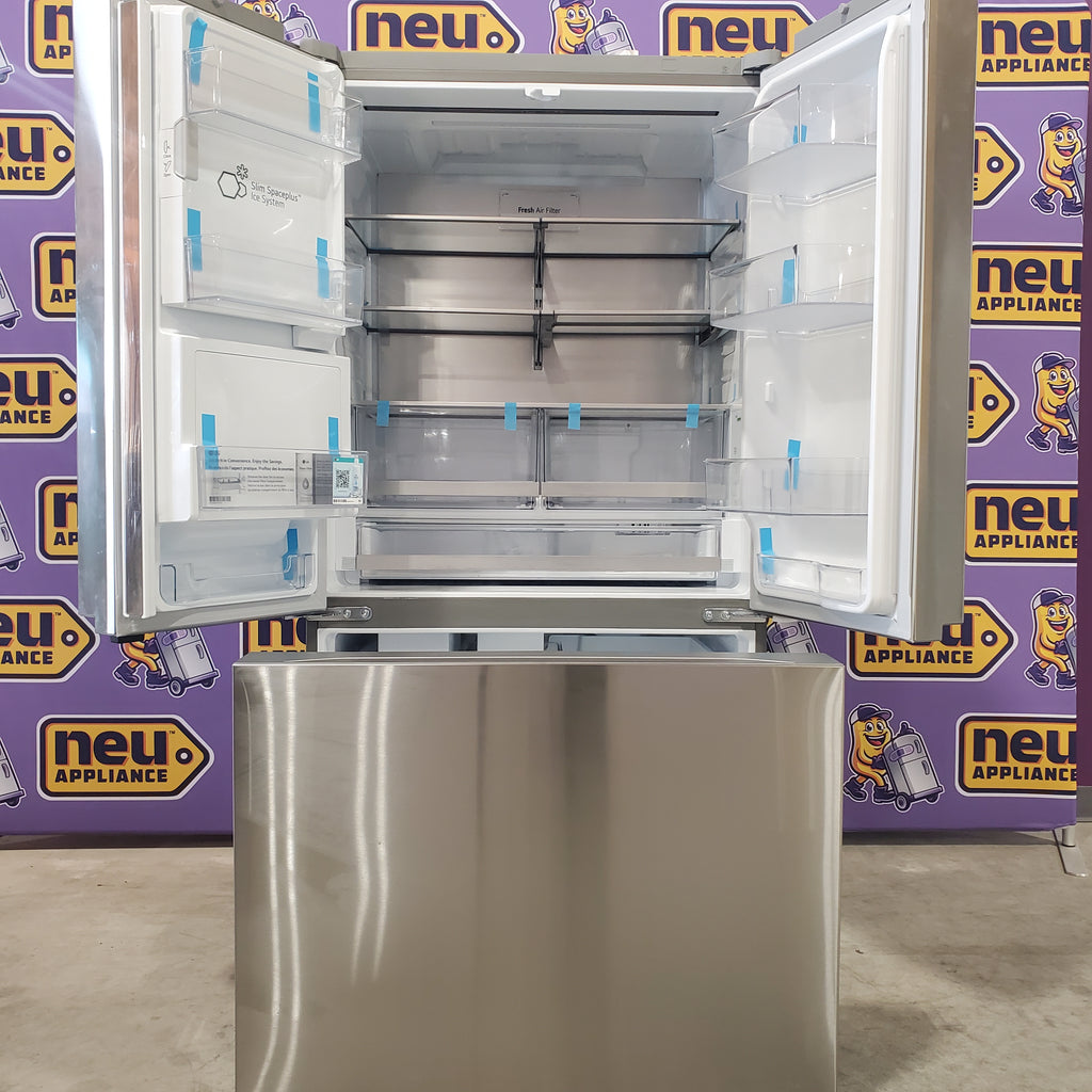 Pictures of LG 26 cu. ft. Smart Counter-Depth MAX French Door Refrigerator with 4 types of ice in PrintProof Stainless Steel-LRYXC2606S-Open Box - Neu Appliance Outlet - Discount Appliance Outlet in Austin, Tx