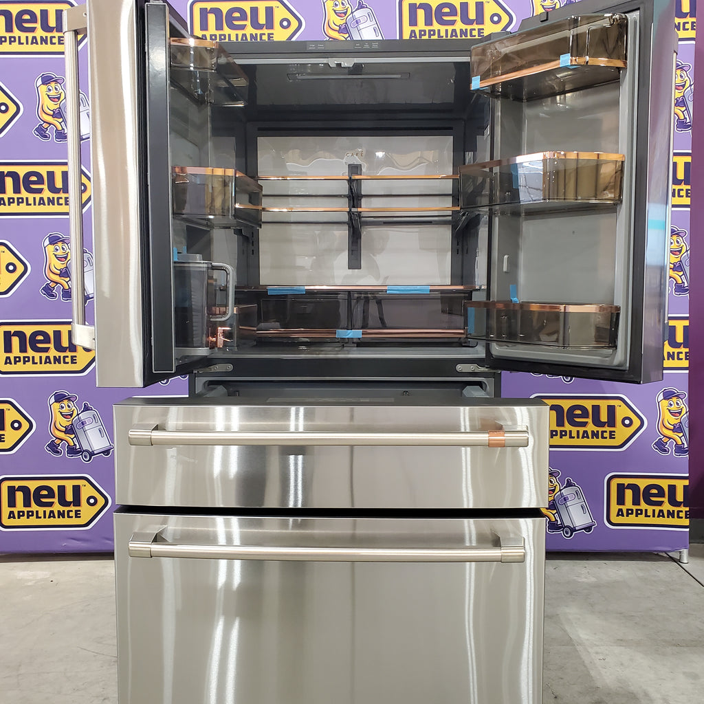 Pictures of Cafe Standard-Depth 28.7-cu ft 4 -Door Smart Compatible French Door Refrigerator with Ice Maker with Water Dispenser - Neu Appliance Outlet - Discount Appliance Outlet in Austin, Tx