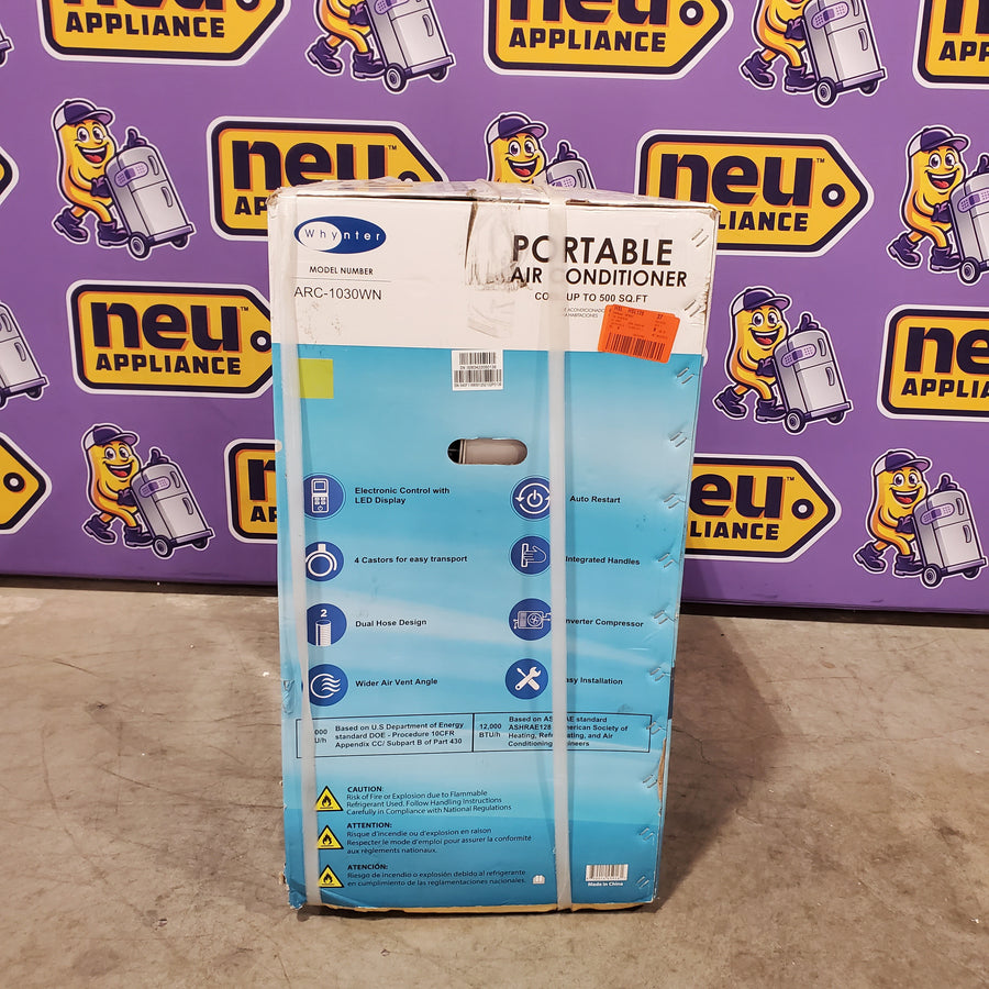 Whynter ARC-1030WN 12000 BTU (10000 BTU SACC) NEX Inverter Dual Hose Cooling Portable Air Conditioner ARC-1030WN - New in Box