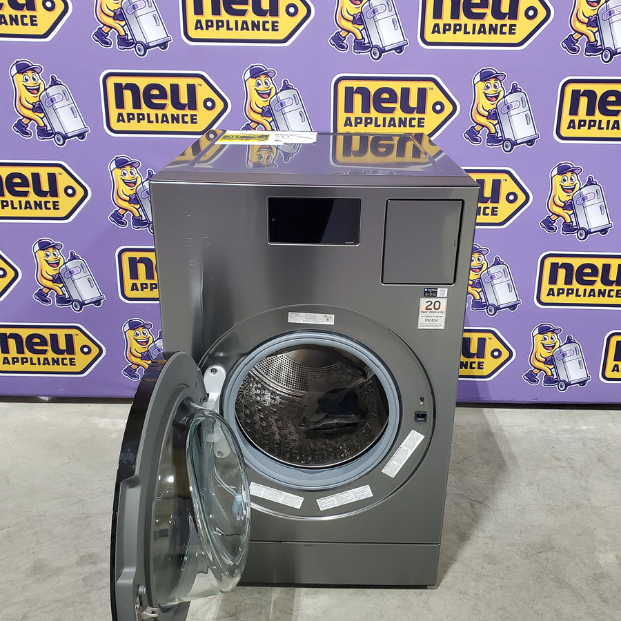 Samsung 5.3 cu. ft. Bespoke AI Laundry Vented Combo™ All-in-One Ultra Capacity Washer and Electric Dryer with AI Home in Dark Steel 22133SD185 - WD90F53AVS - Open Box