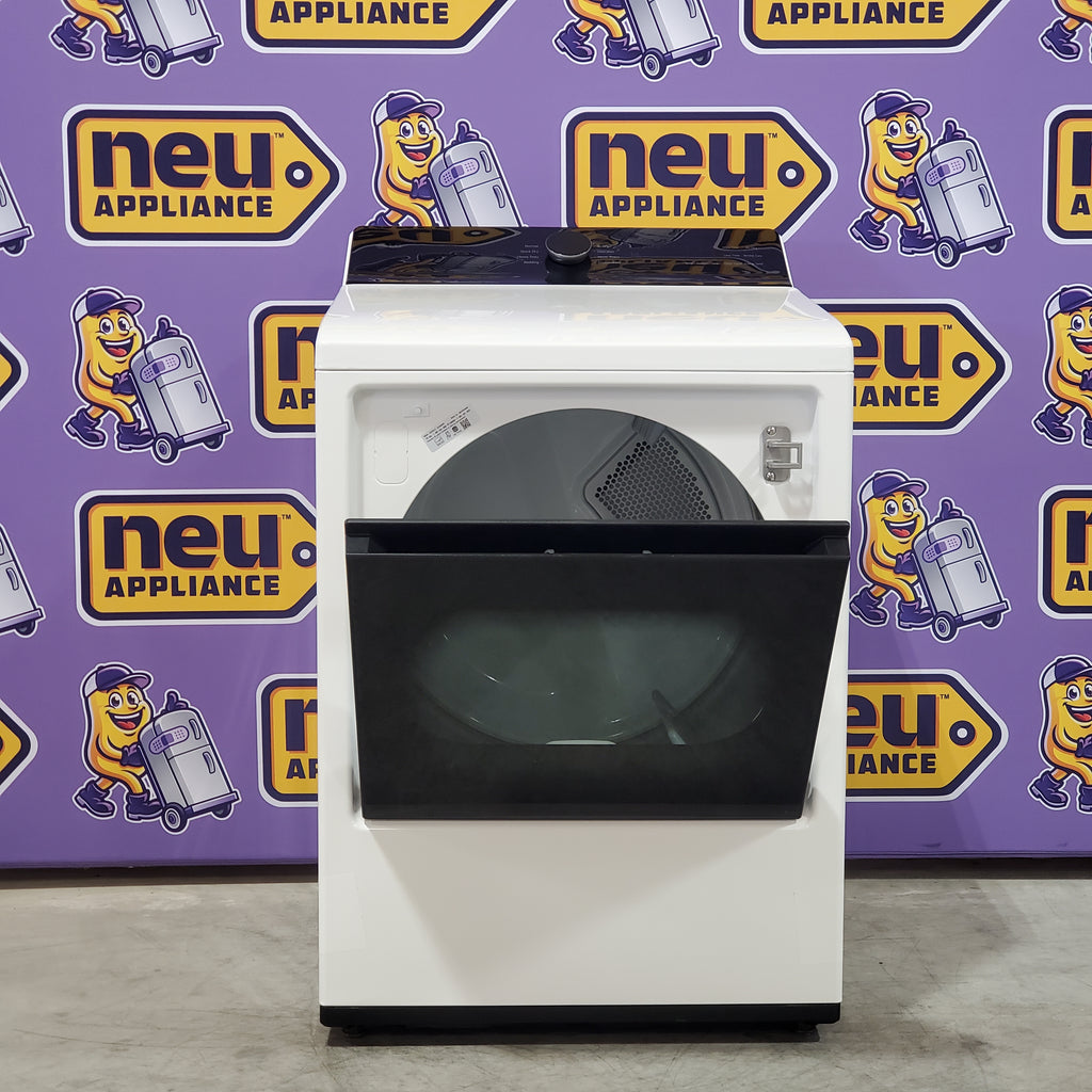 Pictures of LG Energy Star Certified 7.3 cu. ft. Ultra Large Capacity Rear Control Electric Dryer with LG EasyLoad™ Door and AI Sensing DLE8400WE - Open Box - Neu Appliance Outlet - Discount Appliance Outlet in Austin, Tx