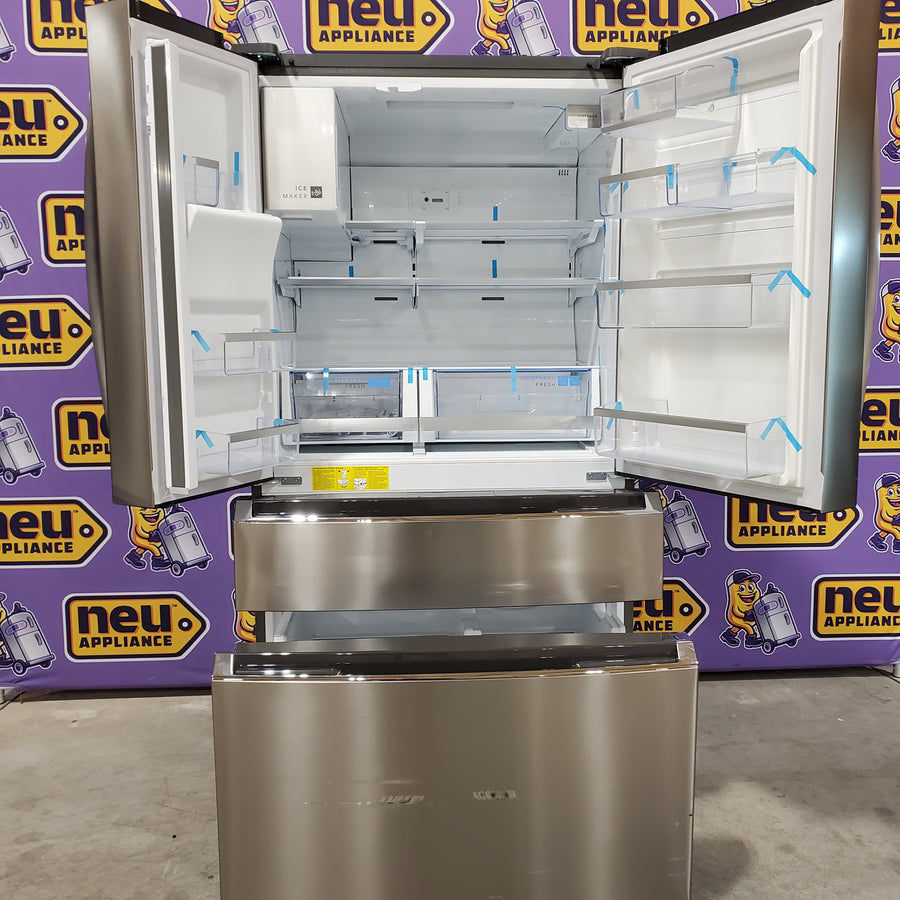Frigidaire Gallery 22 Cu. Ft. 4-Door Counter-depth French Door Refrigerator with Ice Maker (Fingerprint Resistant Stainless Steel) ENERGY STAR 20SD2 - GRMC2273CF - Scratch & Dent (Moderate)