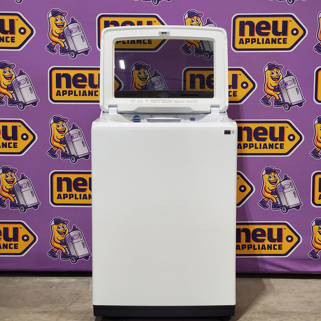 Pictures of Samsung 5.2 cu. ft. Large Capacity Smart Top Load Washer with Super Speed Wash in White WA52DG5500AW - Open Box - Neu Appliance Outlet - Discount Appliance Outlet in Austin, Tx