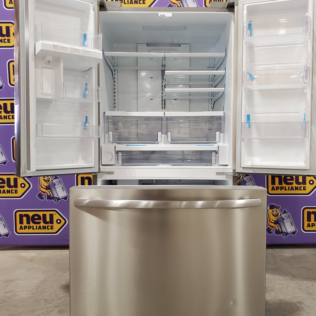 Pictures of Frigidaire 29 Cu. Ft. Standard-Depth French Door Refrigerator in Stainless Steel - 3SD558 - FRFN2813AF - Scratch & Dent (Moderate) - Neu Appliance Outlet - Discount Appliance Outlet in Austin, Tx