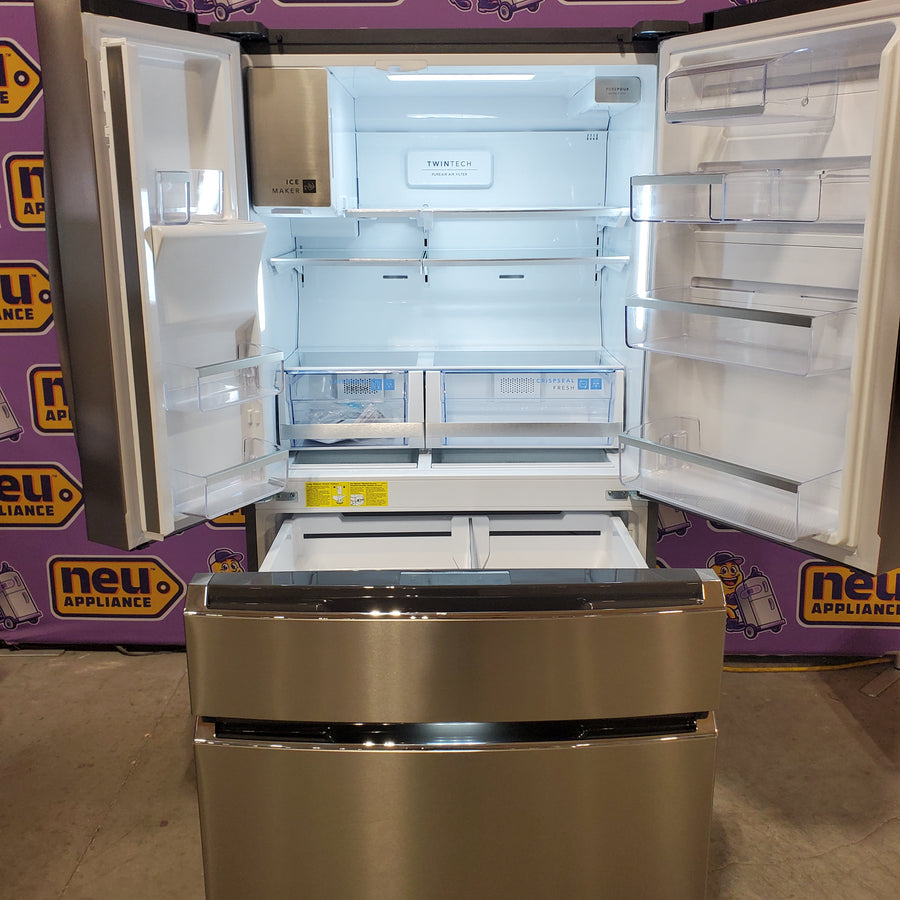 Frigidaire Gallery 22 Cu. Ft. 4-Door Counter-depth French Door Refrigerator with Ice Maker (Fingerprint Resistant Stainless Steel) ENERGY STAR GRMC2273CF - Scratch & Dent (Minor)