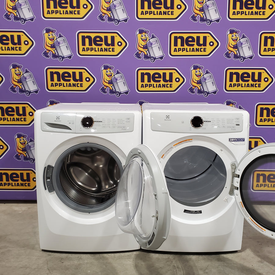 Electrolux 300 Series 4.4 Cu. Ft. Front Load Washer with LuxCare® Wash System ELFW7337AW - Scratch & Dent (Minor) and Electrolux 300 Series 8.0 Cu. Ft. Electric Dryer 16099 - ELFW7337AW - Scratch & Dent (Minor)