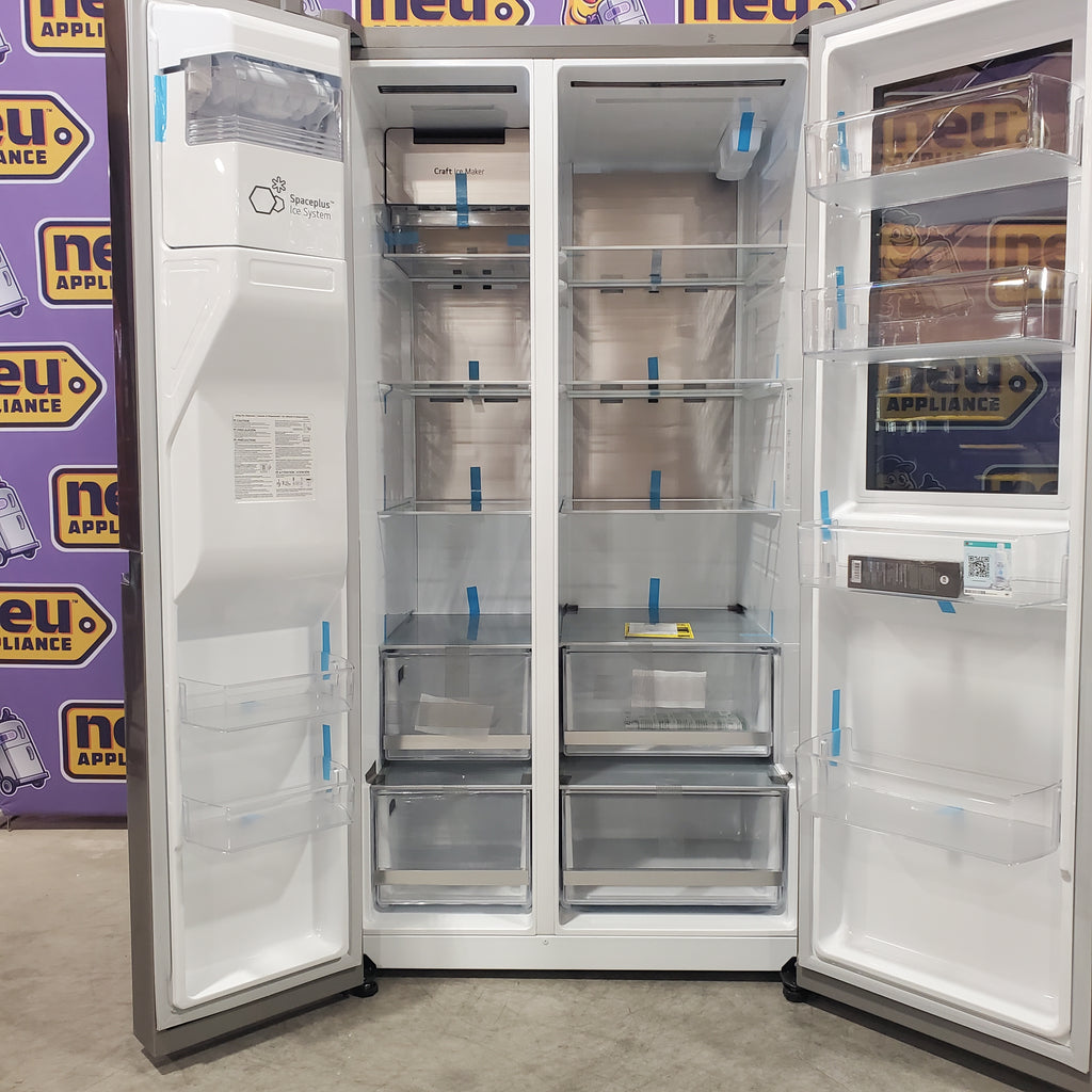 Pictures of LG 27 cu. ft. Side-By-Side InstaView® Refrigerator in PrintProof Stainless Steel 3SD655 - LRS0S2706S - Scratch & Dent (Minor) - Neu Appliance Outlet - Discount Appliance Outlet in Austin, Tx