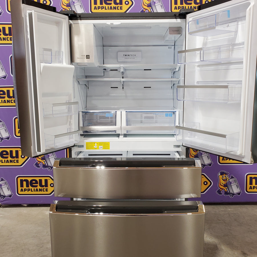 Frigidaire Gallery 22 Cu. Ft. 4-Door Counter-depth French Door Refrigerator with Ice Maker (Fingerprint Resistant Stainless Steel) ENERGY STAR 20232SD598 - GRMC2273CF - Scratch & Dent (Moderate)