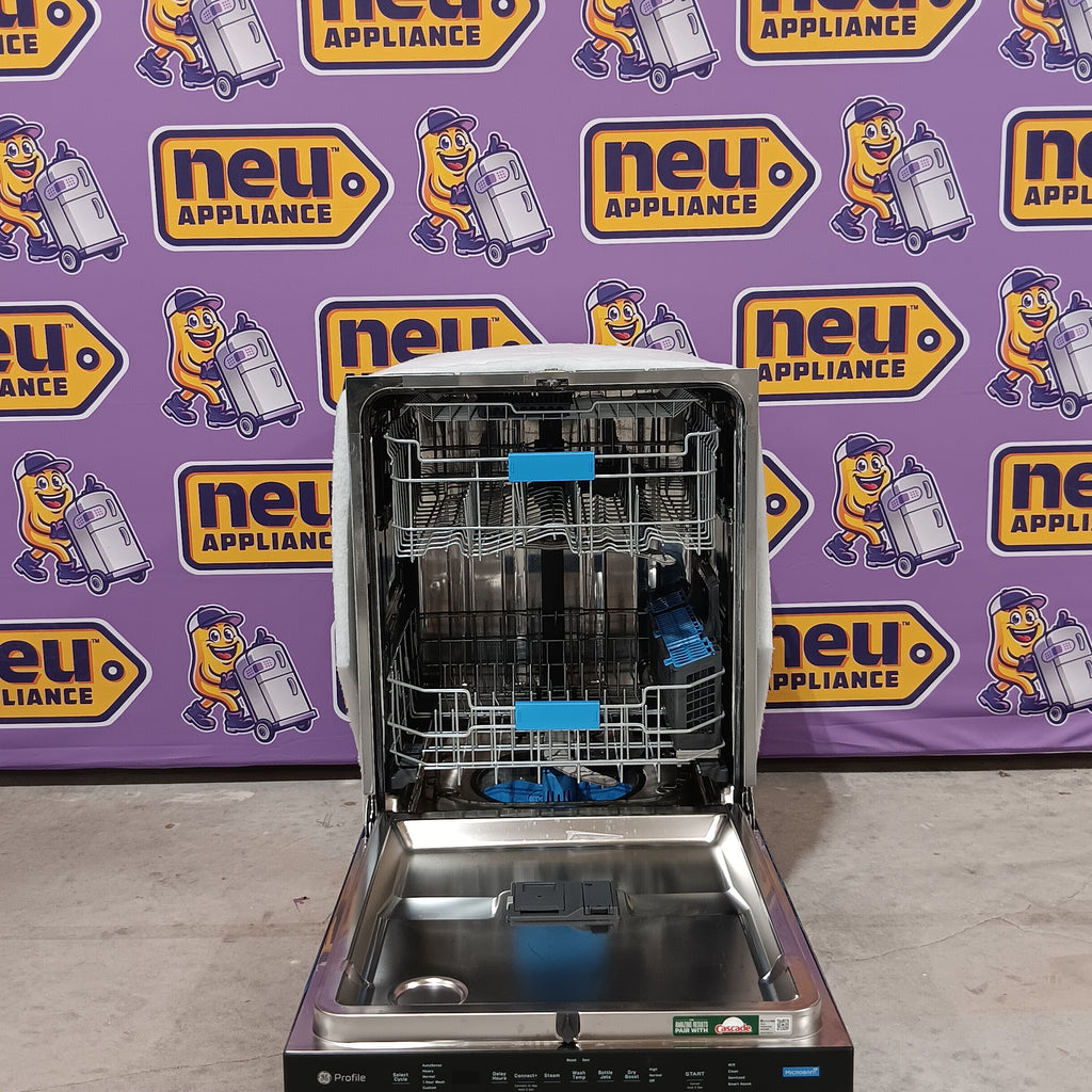 Pictures of GE Profile™ ENERGY STAR® Fingerprint Resistant Top Control Stainless Interior Dishwasher with Microban™ Antimicrobial Technology PDT715SYVFS - New in Box - Neu Appliance Outlet - Discount Appliance Outlet in Austin, Tx