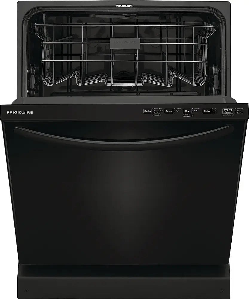 Frigidaire Top Control Built-In Plastic Tub Dishwasher with MaxDry 52 dBA in Black 25136SD615 - FDPH4316AB - Open Box