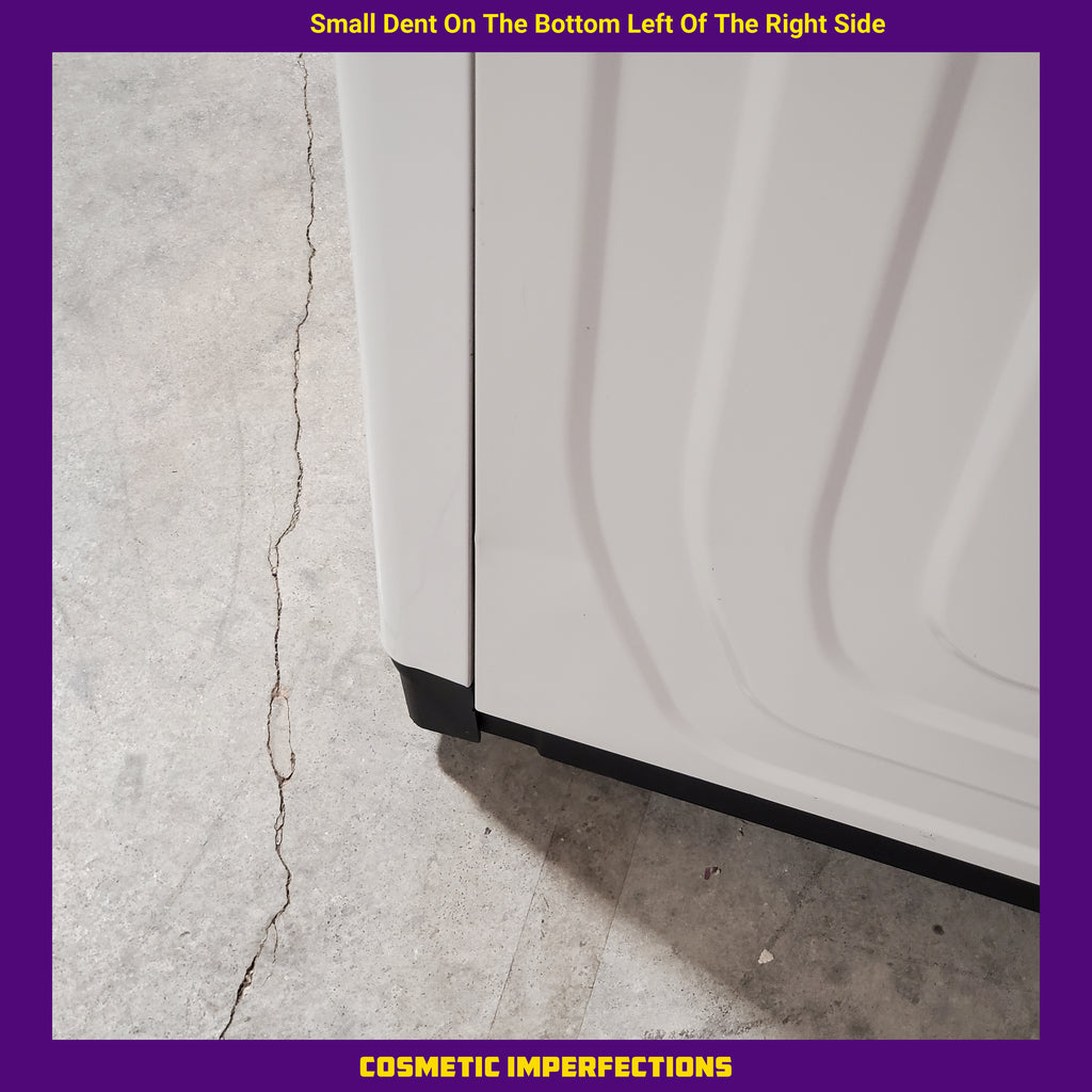 Pictures of Samsung Extra Large Steam Cycle Vented Electric Dryer Energy Star Certified in Ivory 1CR02123 - DVE55A7300E - Scratch & Dent (Moderate) - Neu Appliance Outlet - Discount Appliance Outlet in Austin, Tx