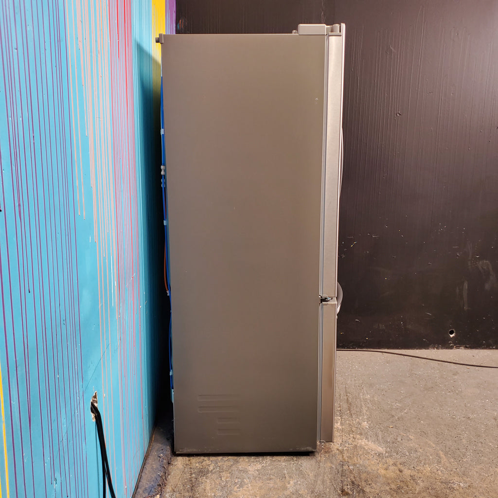 Pictures of Counter Depth LG Stainless Steel Instaview 22.6 cu. ft. 3 Door French Door Refrigerator with Ice Maker and Door within Door - Scratch & Dent - Minor - Neu Appliance Outlet - Discount Appliance Outlet in Austin, Tx