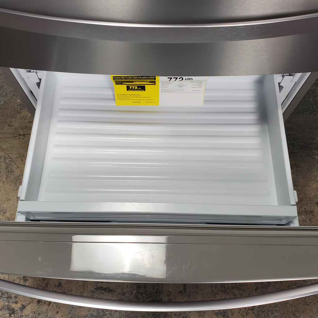 Pictures of Stainless Steel ENERGY STAR Whirlpool 26.2 cu. ft. 4 Door Refrigerator French Door with In Door Ice and Water Dispenser - Scratch & Dent - Minor - Neu Appliance Outlet - Discount Appliance Outlet in Austin, Tx