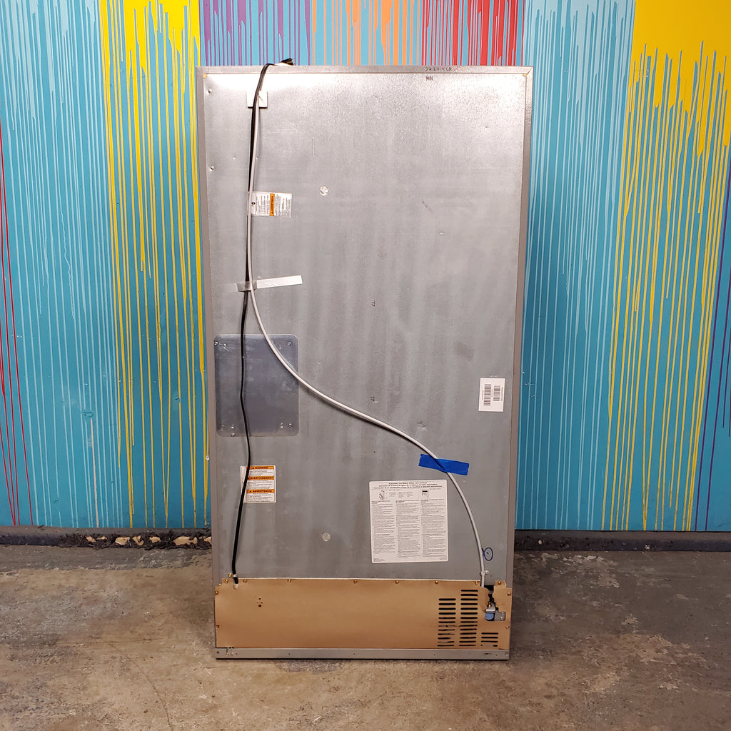 Pictures of Stainless Steel ENERGY STAR Whirlpool 26.2 cu. ft. 4 Door Refrigerator French Door with In Door Ice and Water Dispenser - Scratch & Dent - Minor - Neu Appliance Outlet - Discount Appliance Outlet in Austin, Tx