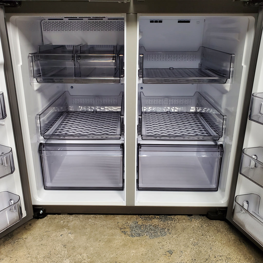 Pictures of Fingerprint Resistant Stainless Steel ENERGY STAR Samsung 29 cu. ft. Smart 4 Door Flex Refrigerator with Beverage Center- Scratch & Dent - Minor - Neu Appliance Outlet - Discount Appliance Outlet in Austin, Tx