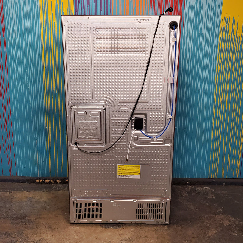 Pictures of Fingerprint Resistant Stainless Steel ENERGY STAR Samsung 29 cu. ft. Smart 4 Door Flex Refrigerator with Beverage Center- Scratch & Dent - Minor - Neu Appliance Outlet - Discount Appliance Outlet in Austin, Tx