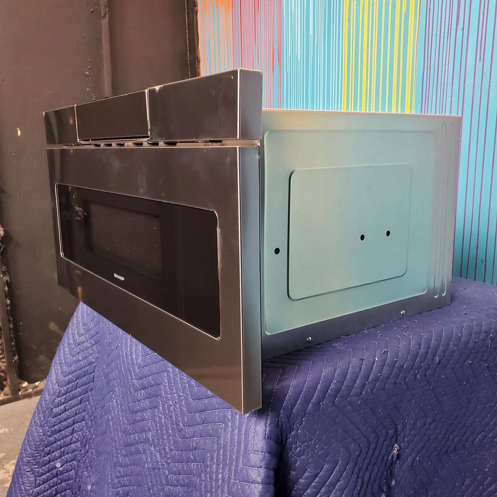 Pictures of Standard 30 inch Stainless Steel Sharp 1.2 cu. ft. Built In Microwave Drawer with Easy Touch Automatic Drawer System - Scratch & Dent - Minor - Neu Appliance Outlet - Discount Appliance Outlet in Austin, Tx