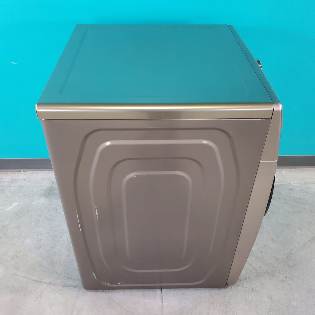 Pictures of Champagne Samsung 7.5 cu. ft. Front Load Electric Dryer with Steam Sanitize+- Scratch & Dent - Minor - Neu Appliance Outlet - Discount Appliance Outlet in Austin, Tx