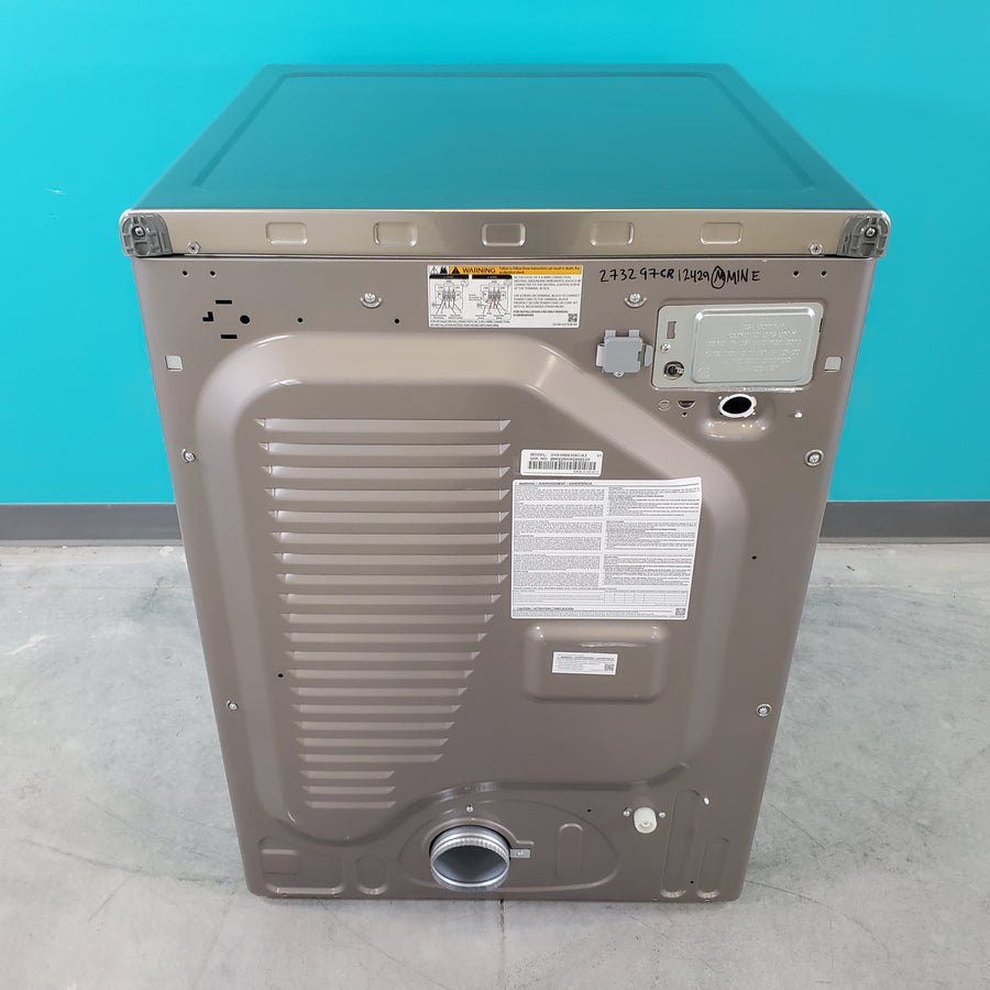 Champagne Samsung 7.5 cu. ft. Front Load Electric Dryer with Steam Sanitize+- Scratch & Dent - Minor