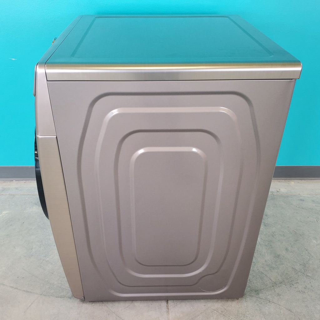 Pictures of Champagne Samsung 7.5 cu. ft. Front Load Electric Dryer with Steam Sanitize+- Scratch & Dent - Minor - Neu Appliance Outlet - Discount Appliance Outlet in Austin, Tx