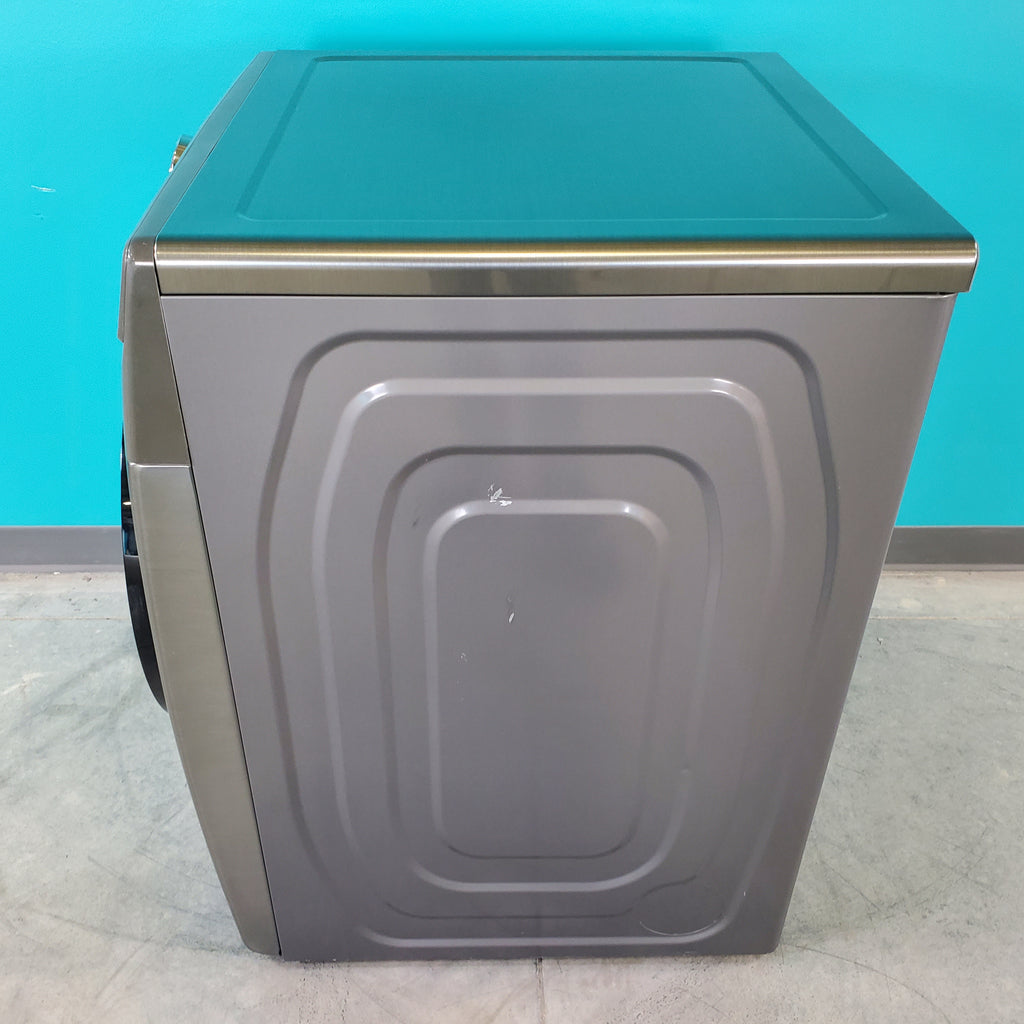 Pictures of Platinum Samsung 7.5 cu. ft. Front Load Electric Dryer with Steam - Scratch & Dent - Minor - Neu Appliance Outlet - Discount Appliance Outlet in Austin, Tx