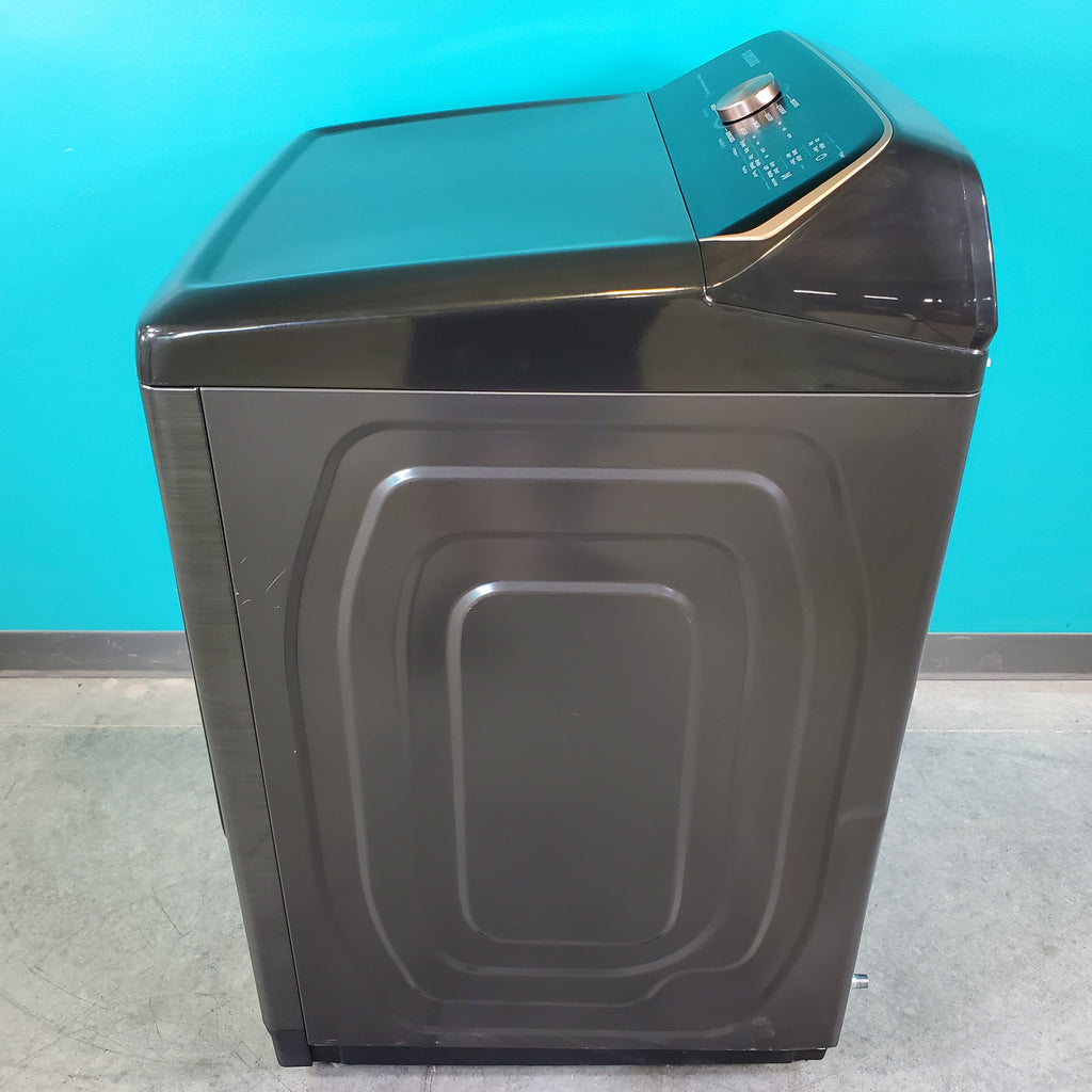 Pictures of Brushed Black ENERGY STAR Samsung 7.4 cu. ft. Gas Dryer with Steam Sanitize+ - Scratch & Dent - Major - Neu Appliance Outlet - Discount Appliance Outlet in Austin, Tx