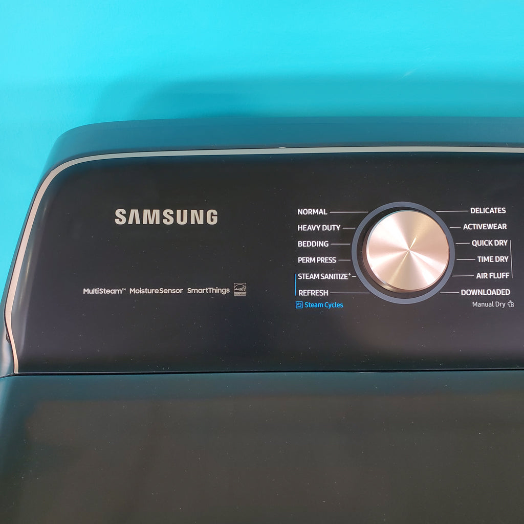 Pictures of Brushed Black ENERGY STAR Samsung 7.4 cu. ft. Gas Dryer with Steam Sanitize+ - Scratch & Dent - Major - Neu Appliance Outlet - Discount Appliance Outlet in Austin, Tx