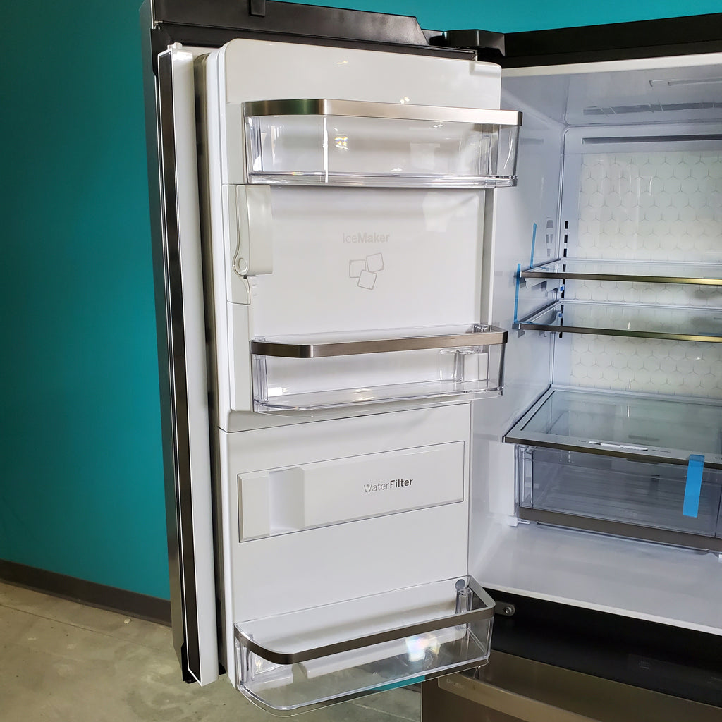 Pictures of Fingerprint Resistant Stainless Steel GE Profile 27.9 cu. Ft. Smart 4 Door French Door Refrigerator with Door in Door- Scratch & Dent - Minor - Neu Appliance Outlet - Discount Appliance Outlet in Austin, Tx