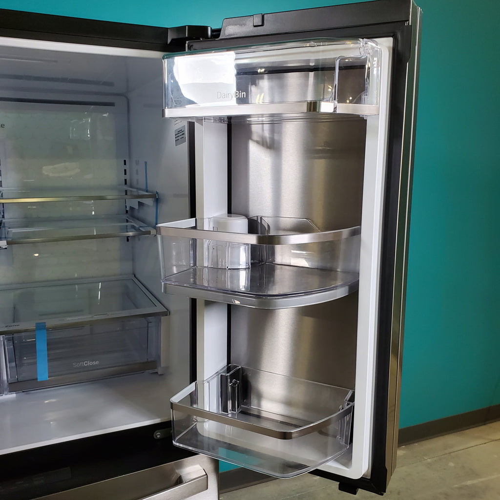 Pictures of Fingerprint Resistant Stainless Steel GE Profile 27.9 cu. Ft. Smart 4 Door French Door Refrigerator with Door in Door- Scratch & Dent - Minor - Neu Appliance Outlet - Discount Appliance Outlet in Austin, Tx