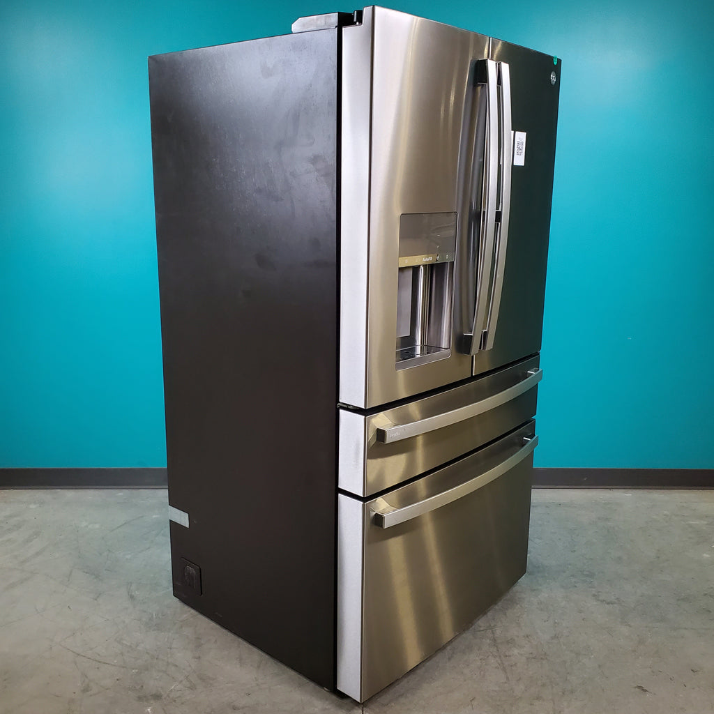 Pictures of Fingerprint Resistant Stainless Steel GE Profile 27.9 cu. Ft. Smart 4 Door French Door Refrigerator with Door in Door- Scratch & Dent - Minor - Neu Appliance Outlet - Discount Appliance Outlet in Austin, Tx
