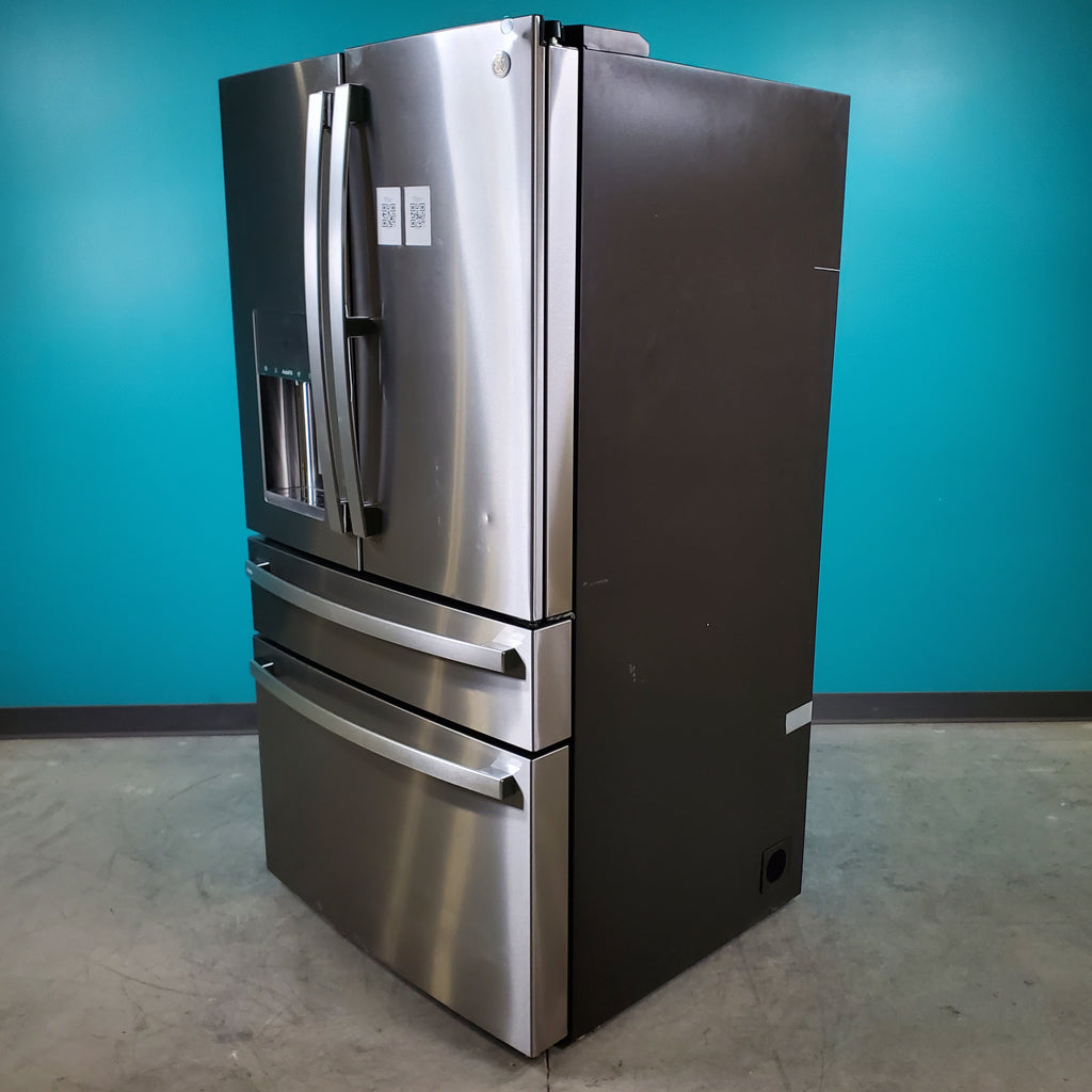 Pictures of Fingerprint Resistant Stainless Steel GE Profile 27.9 cu. Ft. Smart 4 Door French Door Refrigerator with Door in Door- Scratch & Dent - Minor - Neu Appliance Outlet - Discount Appliance Outlet in Austin, Tx
