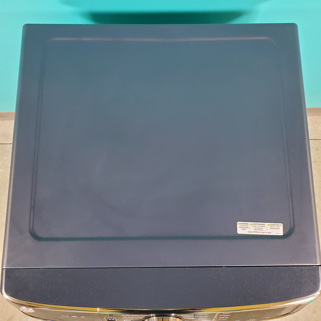 Pictures of Sapphire Blue ENERGY STAR GE 7.8 cu. ft. Smart Front Load Electric Dryer with PowerSteam - Scratch & Dent - Minor - Neu Appliance Outlet - Discount Appliance Outlet in Austin, Tx