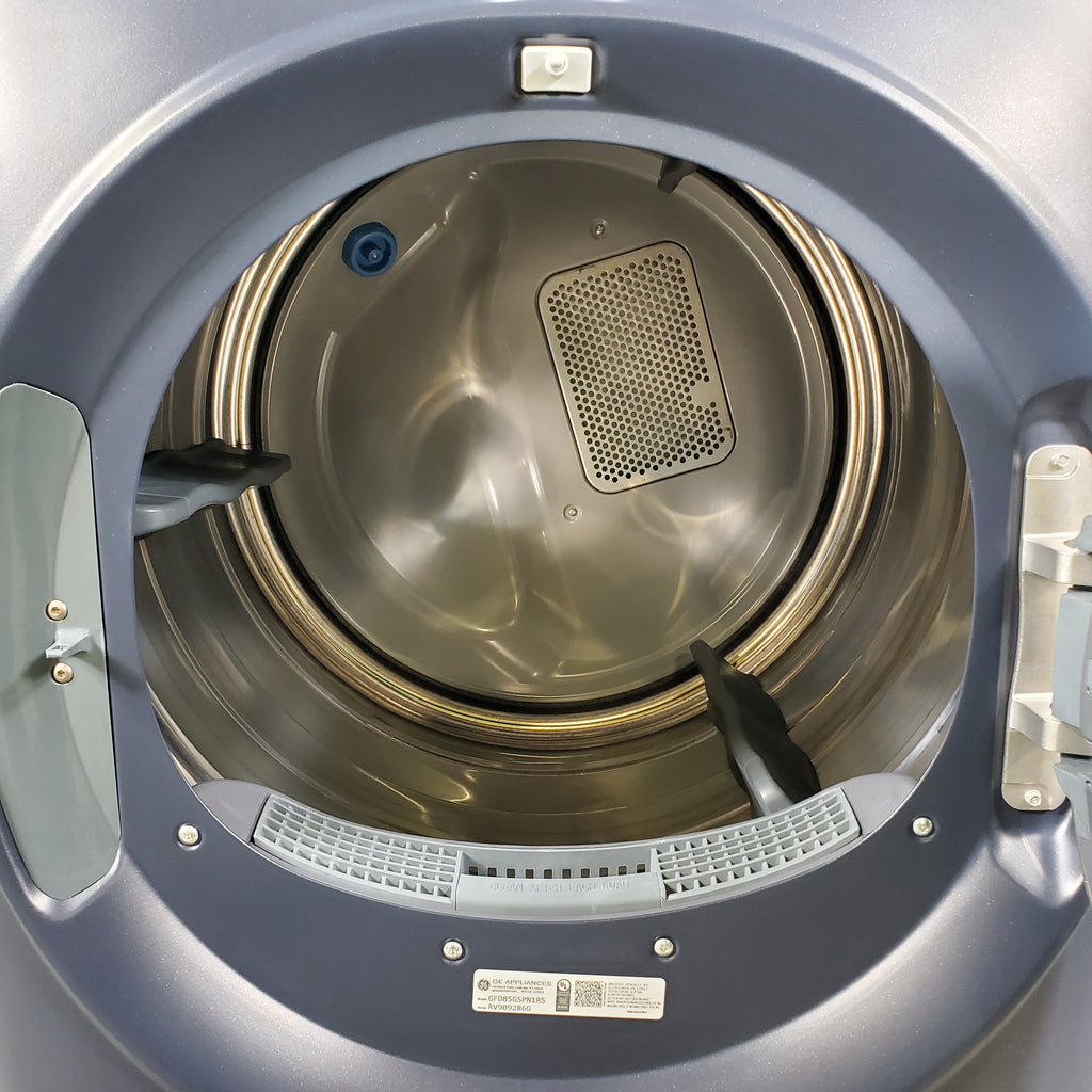 Pictures of Sapphire Blue ENERGY STAR GE 7.8 cu. ft. Smart Front Load Electric Dryer with PowerSteam - Scratch & Dent - Minor - Neu Appliance Outlet - Discount Appliance Outlet in Austin, Tx