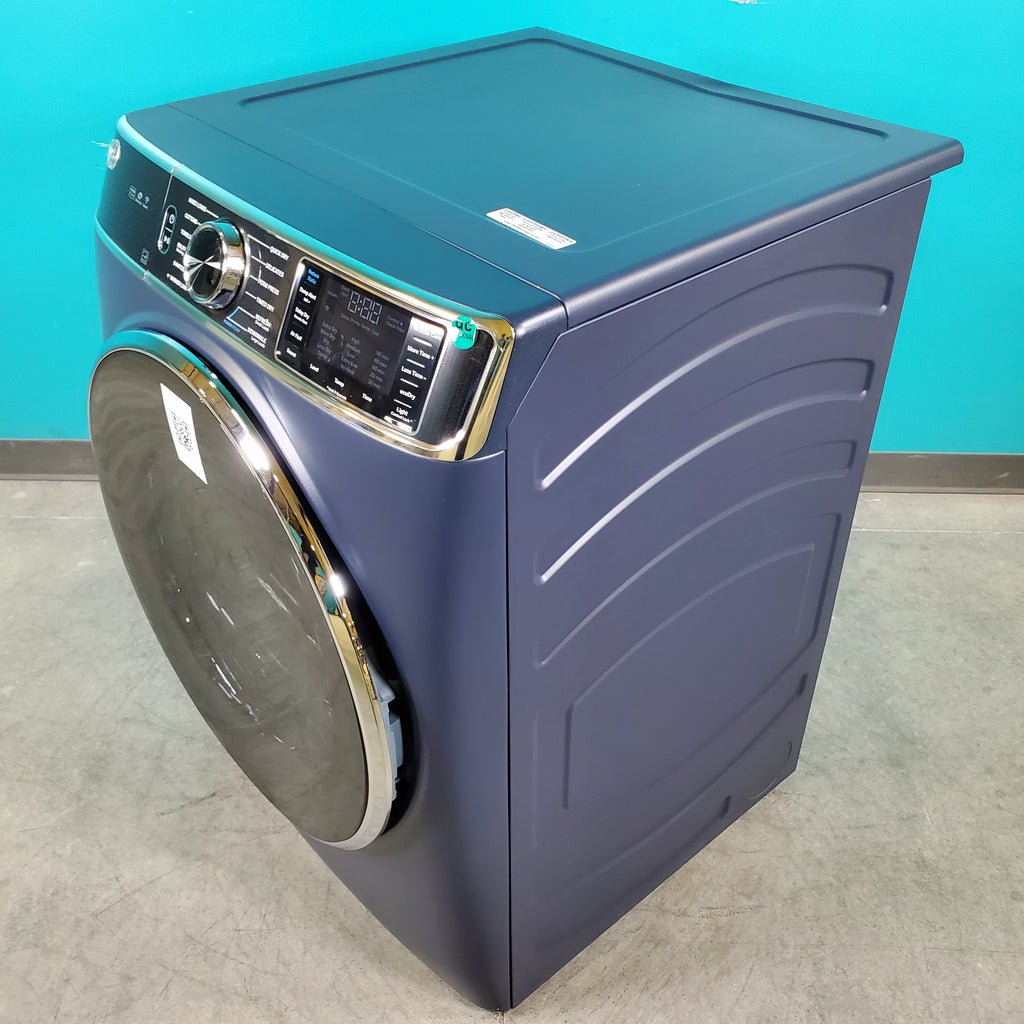 Pictures of Sapphire Blue ENERGY STAR GE 7.8 cu. ft. Smart Front Load Electric Dryer with PowerSteam - Scratch & Dent - Minor - Neu Appliance Outlet - Discount Appliance Outlet in Austin, Tx