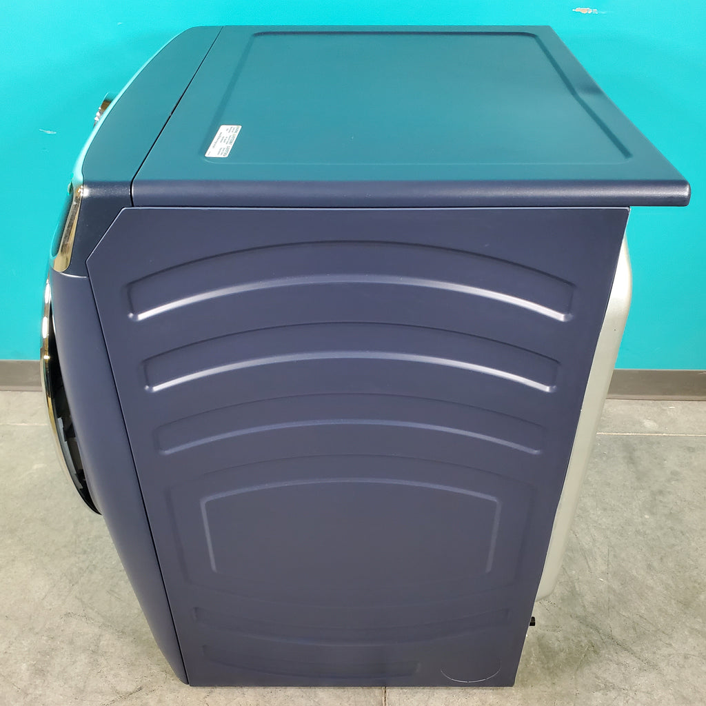 Pictures of Sapphire Blue ENERGY STAR GE 7.8 cu. ft. Smart Front Load Electric Dryer with PowerSteam - Scratch & Dent - Minor - Neu Appliance Outlet - Discount Appliance Outlet in Austin, Tx