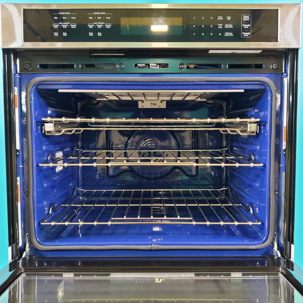 Pictures of 30 in. Stainless Steel KitchenAid 10 cu.ft. Electric Double Wall Oven with Even-Heat True Convection - Scratch & Dent - Minor - Neu Appliance Outlet - Discount Appliance Outlet in Austin, Tx