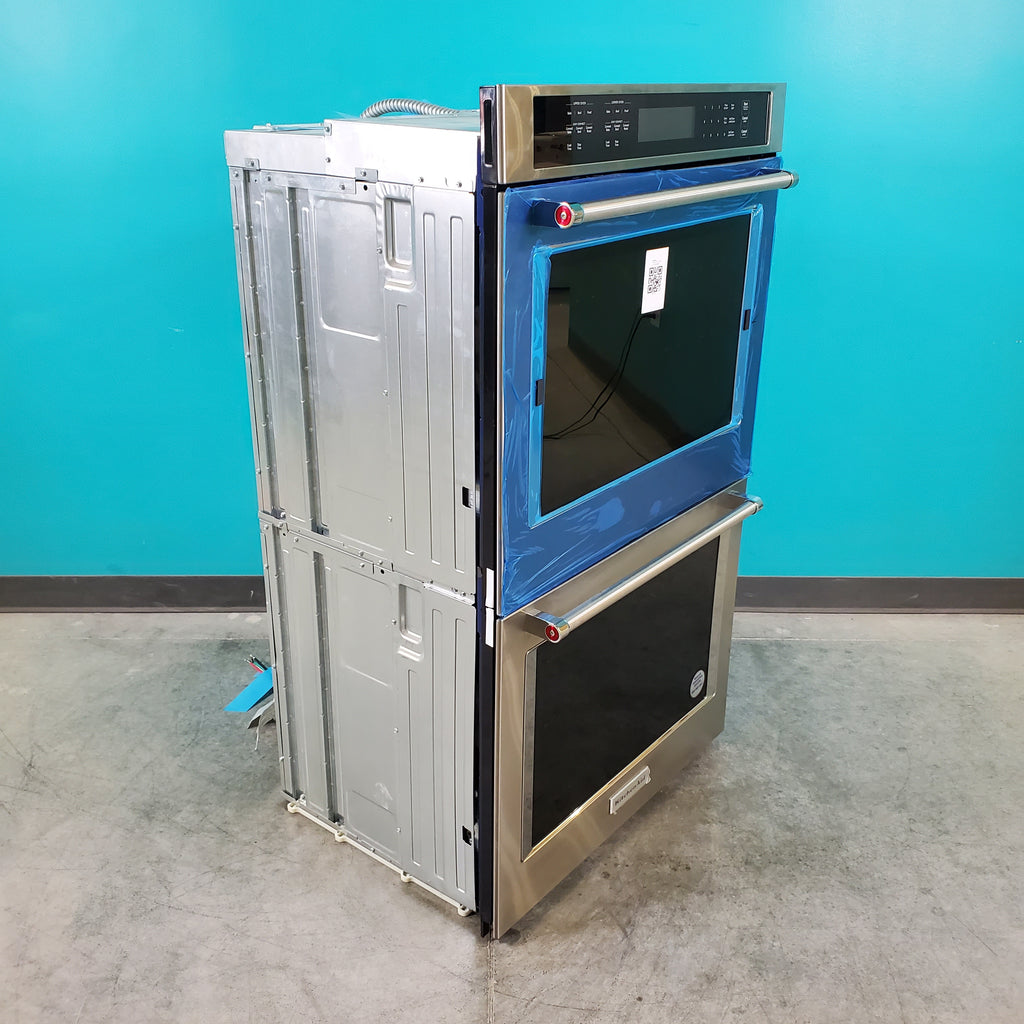 Pictures of 30 in. Stainless Steel KitchenAid 10 cu.ft. Electric Double Wall Oven with Even-Heat True Convection - Scratch & Dent - Minor - Neu Appliance Outlet - Discount Appliance Outlet in Austin, Tx