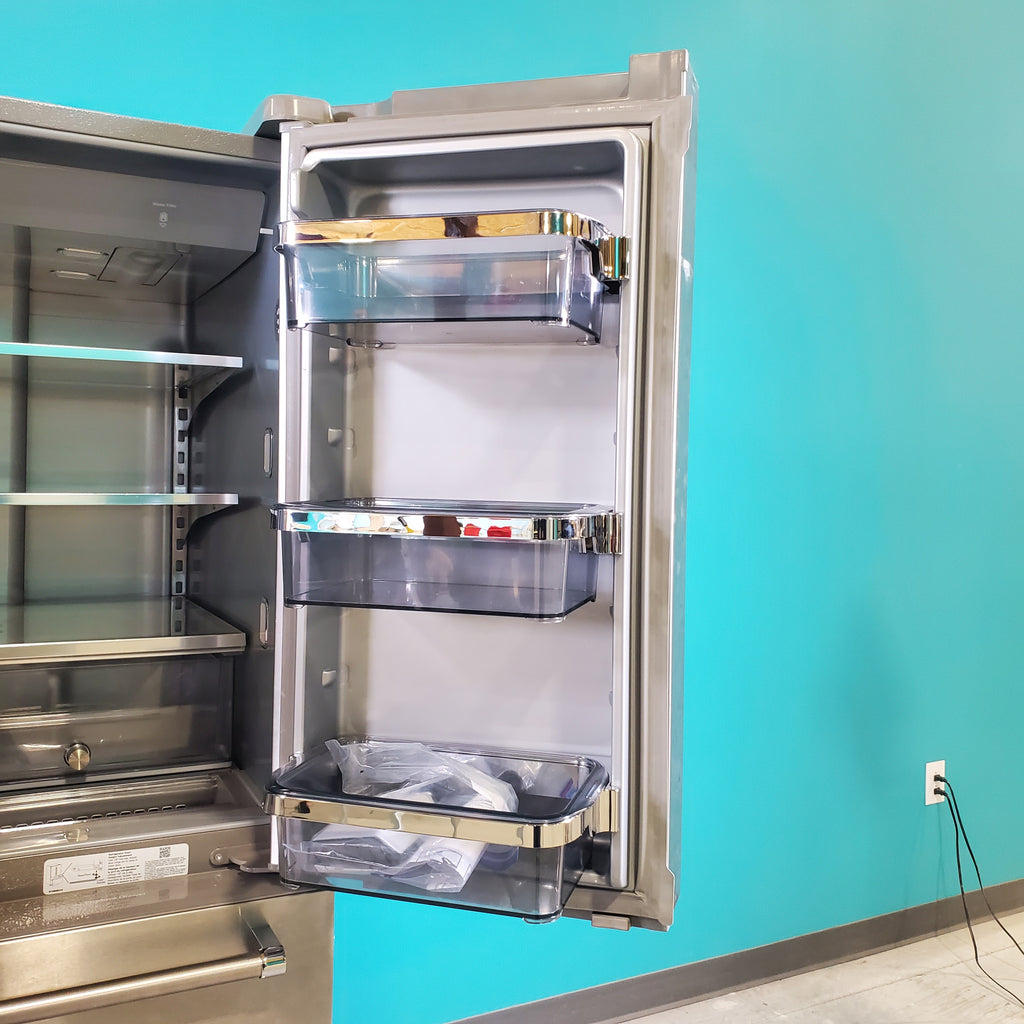 Pictures of Stainless Steel KitchenAid 25.8 cu. ft. 5 Door Refrigerator with External Ice and Water Dispenser - Scratch & Dent - Minor - Neu Appliance Outlet - Discount Appliance Outlet in Austin, Tx