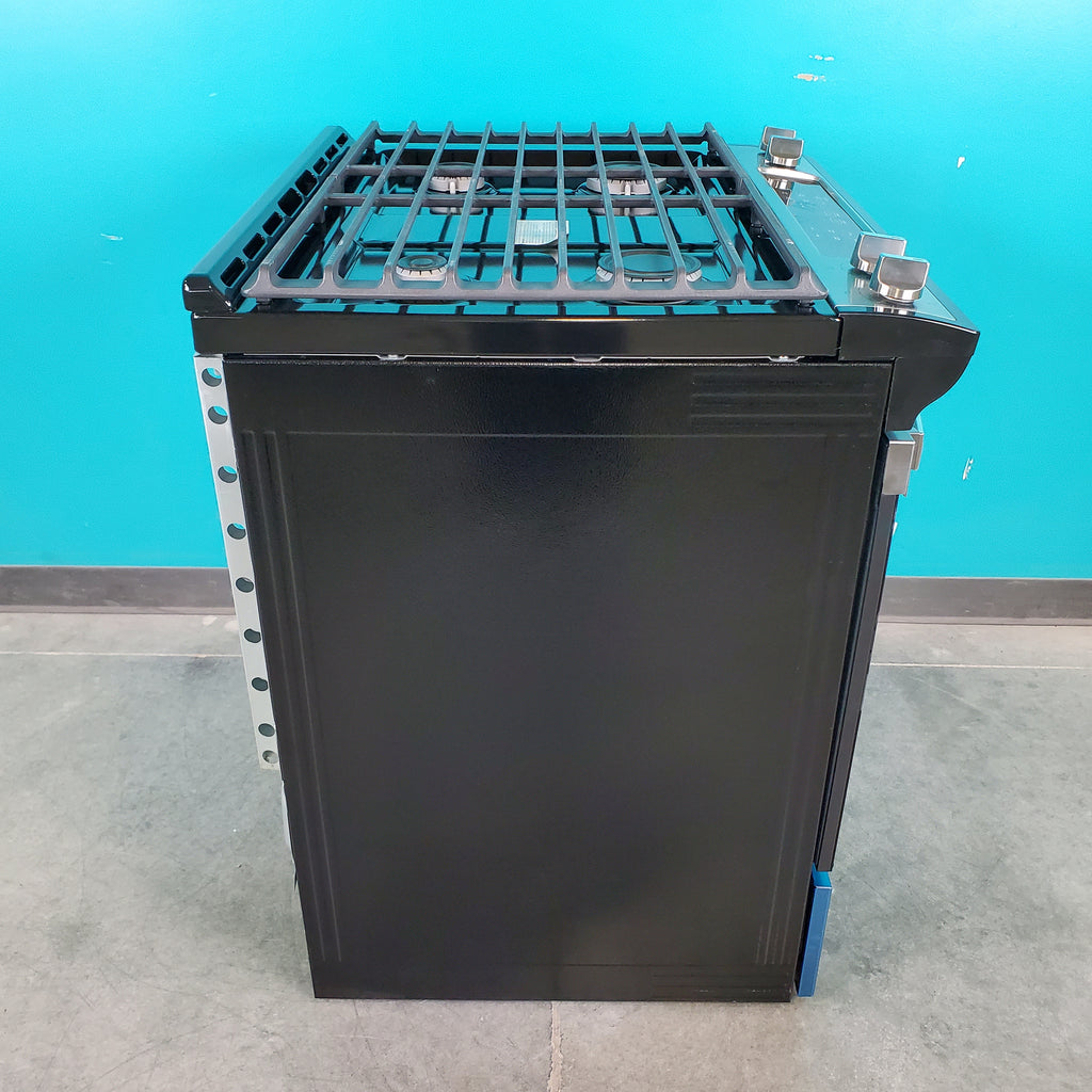 Pictures of Fingerprint Resistant Stainless Steel Whirlpool 5.0 cu. ft. 4 Burner Slide In Gas Range with Frozen Bake Technology - Scratch & Dent - Minor - Neu Appliance Outlet - Discount Appliance Outlet in Austin, Tx