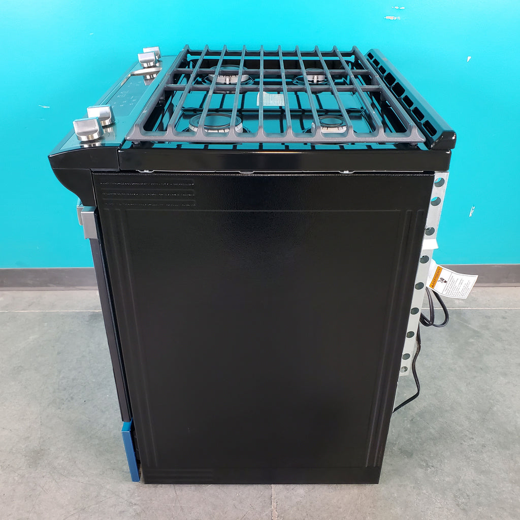 Pictures of Fingerprint Resistant Stainless Steel Whirlpool 5.0 cu. ft. 4 Burner Slide In Gas Range with Frozen Bake Technology - Scratch & Dent - Minor - Neu Appliance Outlet - Discount Appliance Outlet in Austin, Tx