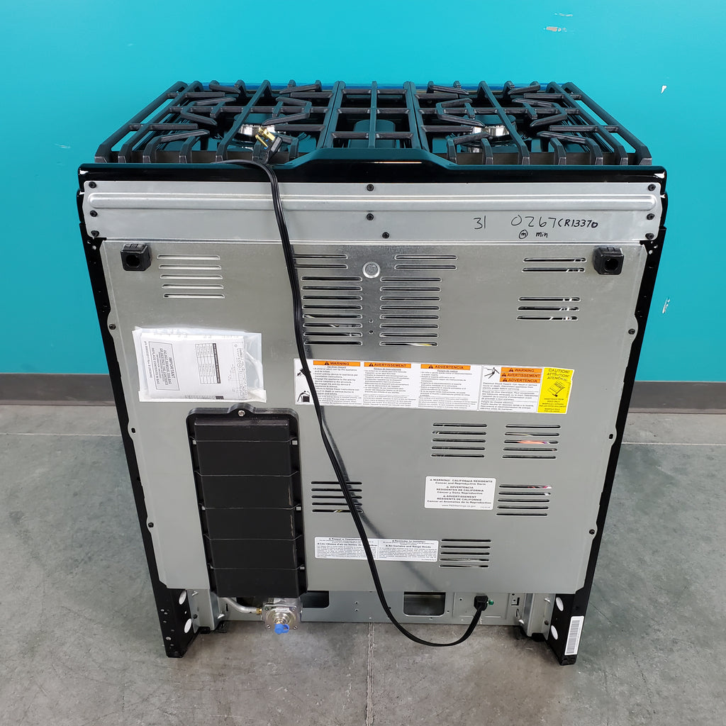 Pictures of Smudge-Proof Black Stainless Steel Frigidaire Gallery 5.6 cu. ft. Gas 5 Burner Slide In Range with Air Fry- Scratch & Dent - Minor - Neu Appliance Outlet - Discount Appliance Outlet in Austin, Tx