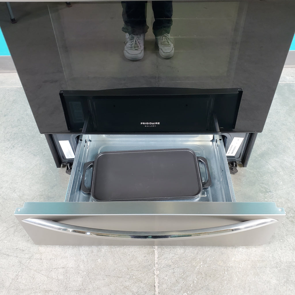 Pictures of Smudge-Proof Stainless Steel Frigidaire Gallery 5 cu. ft. 5 Burner Freestanding Gas Range with Air Fry - Scratch & Dent - Minor - Neu Appliance Outlet - Discount Appliance Outlet in Austin, Tx