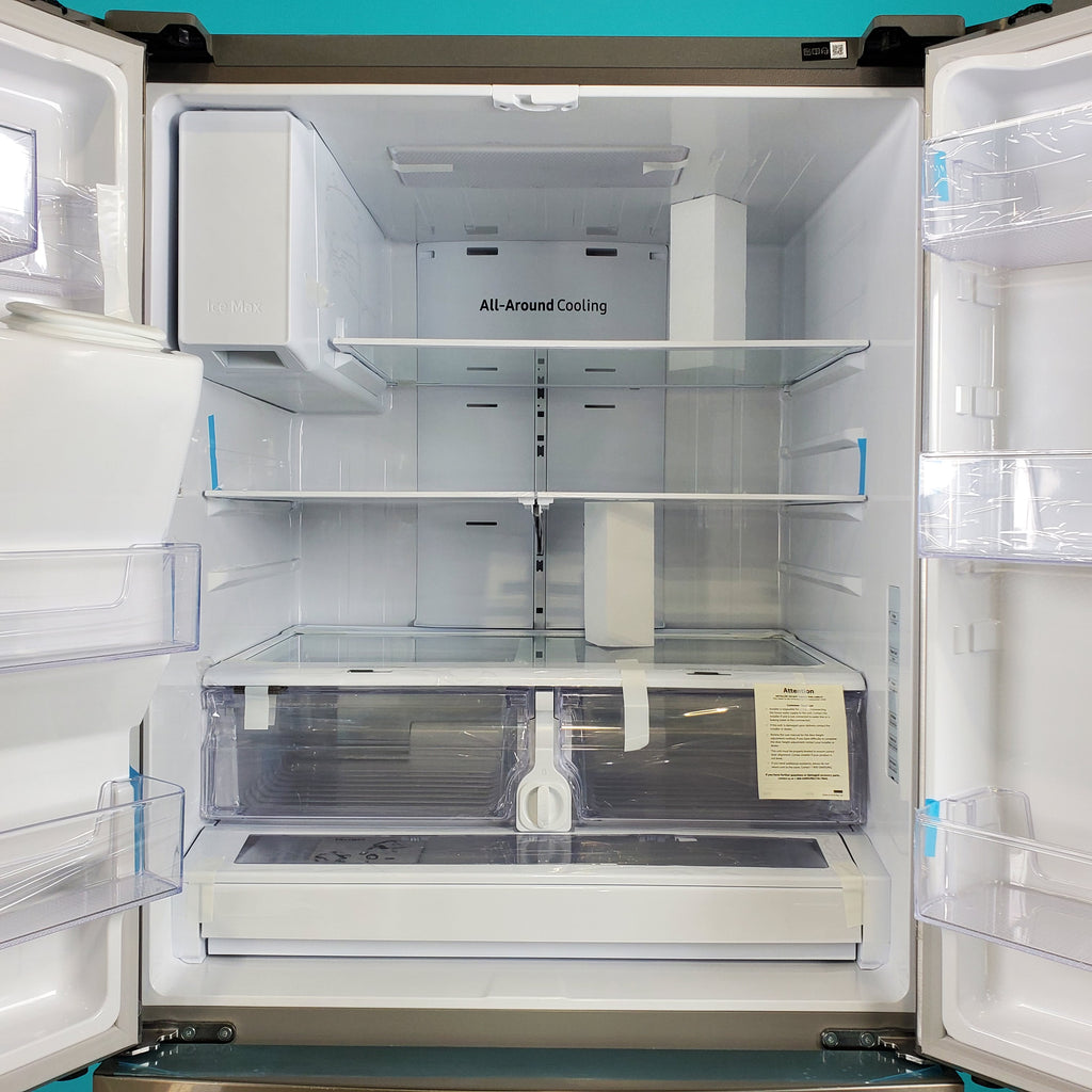 Pictures of Stainless Steel ENERGY STAR Samsung 27 cu. ft. 3 Door French Door Refrigerator with Dual Ice Makers- Scratch & Dent - Minor - Neu Appliance Outlet - Discount Appliance Outlet in Austin, Tx