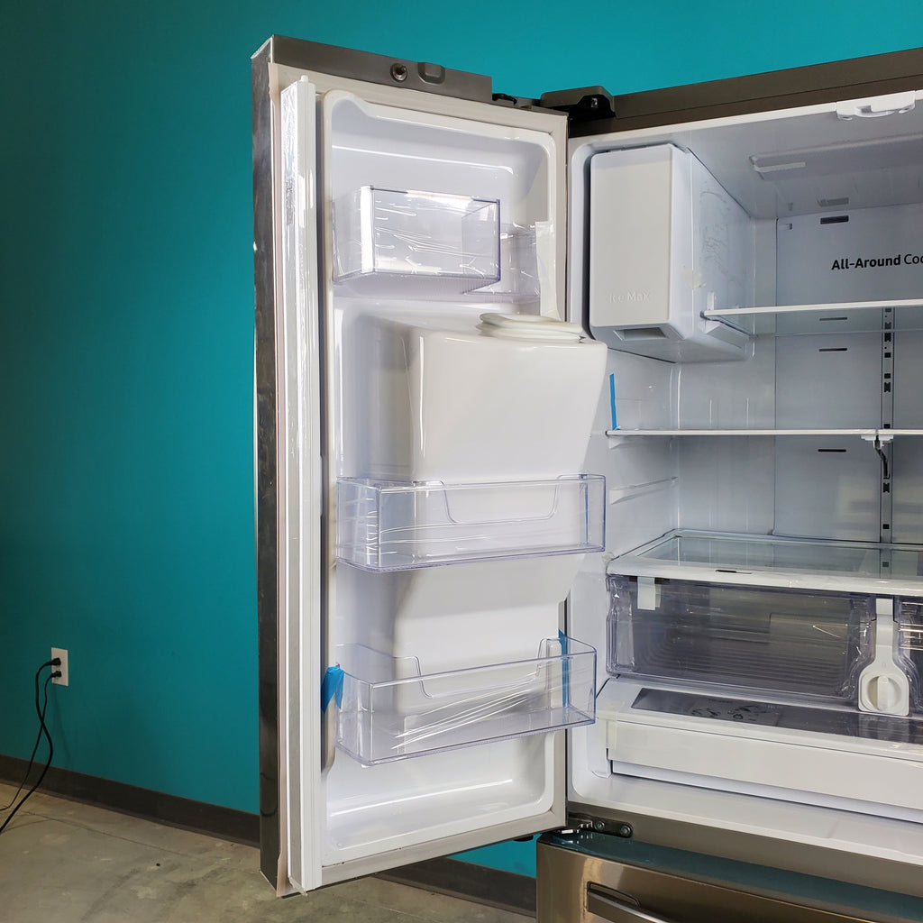 Pictures of Stainless Steel ENERGY STAR Samsung 27 cu. ft. 3 Door French Door Refrigerator with Dual Ice Makers- Scratch & Dent - Minor - Neu Appliance Outlet - Discount Appliance Outlet in Austin, Tx